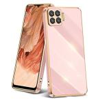 OPPO A73 用ケース 薄型 TPU クリア 耐衝撃ケース レンズ保護 ソフトケース 透明 メッキ加工 ワイヤ