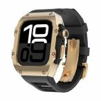アップルウォッチ 46mm バンド用 316Lステンレススチールケース、iWatch S10 46mm用高級メタルカバー