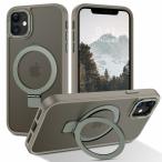 DUEDUE iPhone 12 Mini ケース MagSafe対応 アイフォン12mini ケース マグネット搭載 スタンド機能 120°開閉