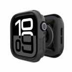 elkson アップルウォッチ カバー Apple Watch 46mm 42mm 45mm 44mm 41mm 40mm用, 頑丈なバンパー ケース Apple Watc