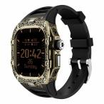 (PEIPEIJIA) コンパチブル アップルウォッチ バンド 49mm アップルウォッチ カバー スポーツ 防水 Appl
