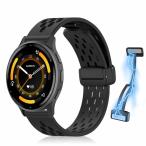(KeeFos) 22mm バンド Garmin Venu 3/Garmin Venu 2/Garmin vivoactive 4/Garmin Active対応 交換バンド スポーツバンド