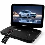AESTIQUO портативный DVD плеер 12.5 type DVD плеер портативный 10.5 дюймовый жидкокристаллический 5 час продолжение воспроизведение li