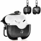 BUITFOU AirPods Pro 2 用 ケース(2023/2022)エアーポッズプロ2 カバーPU革 本革 エアーポッズプロ2 レザー