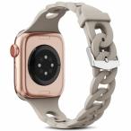 コンパチブル アップルウォッチ Apple Watch バンド 46mm45mm 44mm 42mm 49mmプリストバンドサークルチェ