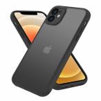 iPhone12mini 用 ケース 半透明 耐衝撃 滑り止め 指紋防止 米軍MIL規格 黄変防止 ストラップホール付