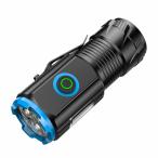 GOHHME 懐中電灯 小型 2000lm 高輝度 ハンディライト フラッシュライト マグネット付き 強力LEDライ