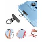 ショッピングストラップホルダー (Turkalla) スマホ ストラップホルダーショルスマホダー ストラップ タグパッチ 浮きにくい折り曲