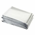 サバイバルシート （防寒・保温・遮熱シート）130 × 210cm シルバー ５個セット qa010001a05n099