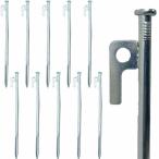  колок толщина 9mm 10шт.@ кованый steel кемпинг палатка брезент песок земля твердый земля . земля для ( серебряный 30cm)