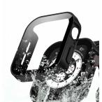 アップルウォッチ カバー 防水 カバー 保護 ケース apple watch シリーズ 10 42mm マッド ブラ