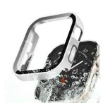 アップルウォッチ カバー 防水 ケース 保護 カバー apple watch 6 5 4 se 40mm 白 ホワイト wh-40