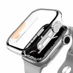 ANYOI 対応 アップルウォッチ カバー Series 9/8/7 Apple Watch ケース PC素材 ガラスフィルム 一体