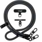 (APEGG) 携帯ストラップ スマホショルダーストラップ 首掛け・肩掛けストラップ 長さ120cm 太さ10mm