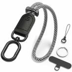 (SURPHY) スマホストラップ 手首 ハンドストラップ 携帯ストラップ 長さ調整可能 携帯電話/カメラ/