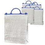 保冷バッグ 2l×3本 約6L エコバック アルミバッグ 保温 (5)