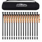 HUNDRUP колок 20cm/28cm 8шт.@/16шт.@ кованый колок Laser сварка отражающий материал ввод трос steel solid крепление, опора k