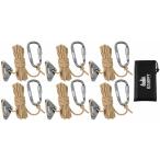 DANOFYgai трос 4mm палатка трос брезент трос - длина 4m 6 шт. комплект отражающий выдерживаемая нагрузка 450kg 7 сердцевина palako-