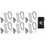 DANOFYgai трос 4mm палатка трос брезент трос - длина 4m 6 шт. комплект отражающий выдерживаемая нагрузка 450kg 7 сердцевина palako-