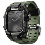 ULTIMAL コンパチブル Apple Watch バンド アップル ウォッチ バンド ケース 一体型 TPU/TPE 耐衝撃 滑り