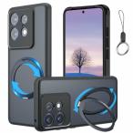 FOR Motorola Moto Edge 50 Pro/50S Pro 用 ケース モトローラエッジ50 プロ MOSAH1 カバー Magsafe対応 360°回転