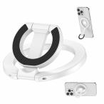 スマホリング 両面マグネット MagSafe リング スマホスタンド MagSafe対応 バンカーリング マグセー