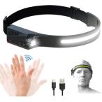 COB передняя фара 230° освещение двойной источник света 5 вид лампочка-индикатор режим чувствительный, водонепроницаемый,4 режим, motion сенсор 