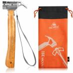  молоток для колышков кемпинг Hammer кованый палатка Hammer латунь / нержавеющая сталь head предотвращение скольжения натуральный синий холм 