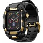 ULTIMAL コンパチブル Apple Watch バンド アップル ウォッチ バンド ケース 一体型 TPU/TPE 耐衝撃 滑り