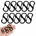 QEZEZAkalabina маленький размер 10 шт. комплект kalabina брелок для ключа S знак type модный легкий защита от ржавчины высота твердость сплав 