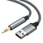 3.5mm to USB стерео кабель. нет кислород медь сердцевина линия . высококлассный DAC цифровой аудио chip принят . клетка,