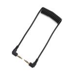 YFFSFDC обе край L type 3.5mm пружина type стерео Mini штекер кабель 30~50cm L знак штекер мужской - мужской o-ti