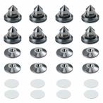 Pailvens изолятор динамик 8 шт, высота регулировка возможность динамик подставка, металлический s