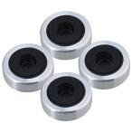 Yibuy 4 штук .30x11mm серебряный aluminium сплав пластик динамик independent . основа o-te