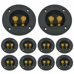 HAMILO универсальный круглый динамик терминал box banana штекер аудио 10 позиций комплект 