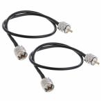 nanomaru M type коаксильный кабель удлинение кабель трансляция MP-MP PL259 радиолюбительская связь UHF такой же ось RG58 /U 50[ ом ] мужской 50cm