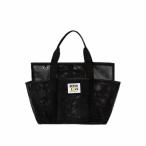 (NEURAD) бассейн сумка модный пляж сумка сетка большая вместимость ( черный )