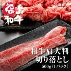 お中元 和牛 肩 大判 切り落とし スライス すき焼き わけあり 牛肉 お肉 肉 黒毛和牛 訳あり 福島 東北 国産 切り落とし肉 500g 4〜5等級
