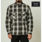 BIG MIKE ビッグマイク ネルシャツ チェックシャツ シャツ 長袖 Heavy Flannel Shirts BLK×GRY×WHT 102435200