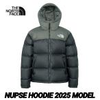 ザ・ノース・フェイス ノースフェイス ダウン ジャケット ヌプシ フーディー ヒューズボックスグレー×アスファルトグレー ND92559 THE NORTH FACE 2025年モデル
