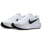 ショッピングナイキ ランニングシューズ NIKE ナイキ ランニングシューズ  メンズ レボリューション HJ9198 101  ホワイト/ブラック/ピュアプラチナ 24.0〜28.5cm 軽量 ジョギング マラソン　