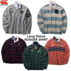 カンタベリー ロングスリーブ　ラガーシャツ 長袖 ラグビー ウェア ポロシャツ RA40587 大きいサイズ L XL 3L メンズ ユニ  即納
