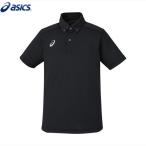 asics アシックス XA6183 スポーツウェア メンズ ボタンダウンシャツ ブラック
