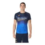 asics Asics верх линия рубашка с коротким рукавом мужской волейбол одежда 2051A373 400