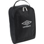 UMBRO アンブロ UJS1942 サッカー バッグ シューズケース ブラック×シルバー UJS1942