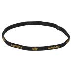 アンブロ umbro UJS7301 サッカ- 小物 ヘアゴム ブラック×ゴールド UJS7301