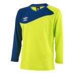 アンブロ umbro UUJSJB52 サッカ- トップス単品 シャツ長  ジュニア 杢カラー長袖プラクティスシャツ サルフ