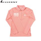LUCENT ルーセント XLP4923 テニス ウェア レディース Ｌａｄｉｅｓ 長袖ポロシャツ サーモンピンク XLP4923