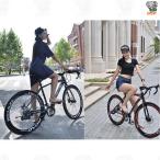 2025年モデル ロードバイク 27スピード実用自転車 軽量 前後ディスクブレーキ 通勤通学 26インチ