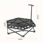 ショッピングトランポリン 2025年新型トランポリン 室内 全鋼構造 静音設計 高弾力 手すり付き 子供大人兼用 手すり3段階調節 トレーニング エクササイズ あそび 家庭用 耐荷重150kg 折り